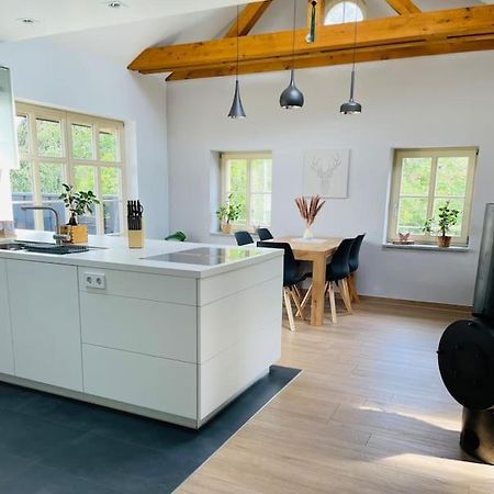 Traumvilla Im Herzen Hainichens Bagian luar foto